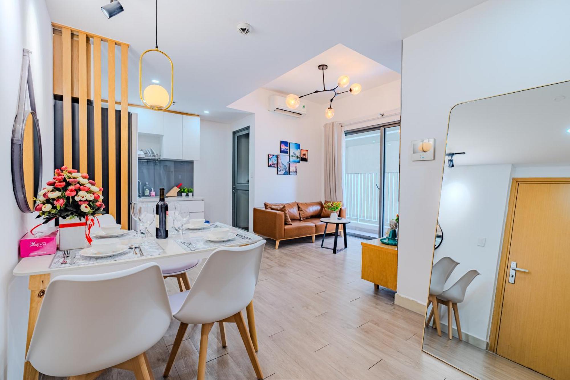 Amazing 2 Bedroom Masteri Thao Dien โฮจิมินห์ซิตี้ ภายนอก รูปภาพ