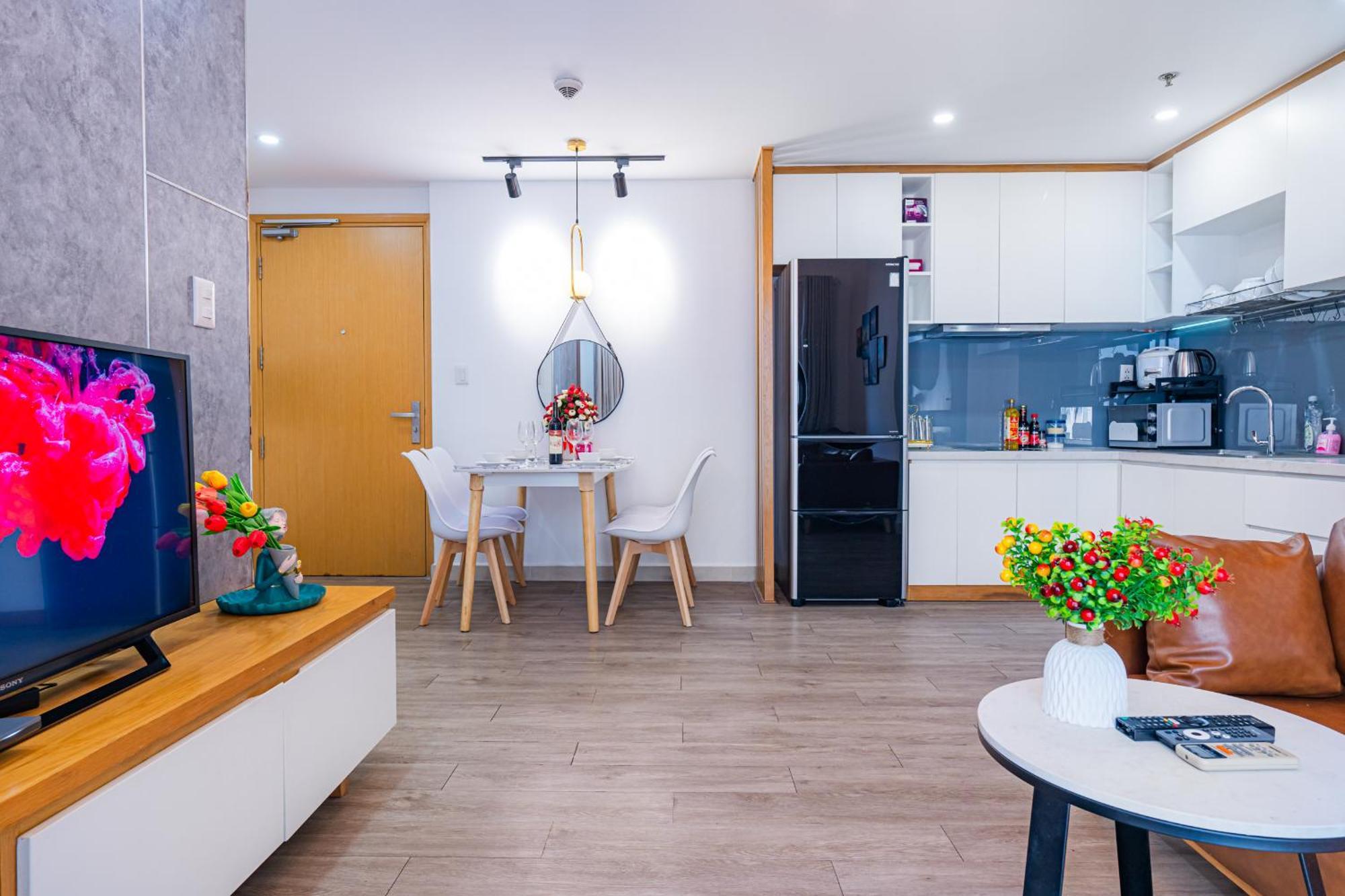 Amazing 2 Bedroom Masteri Thao Dien โฮจิมินห์ซิตี้ ภายนอก รูปภาพ